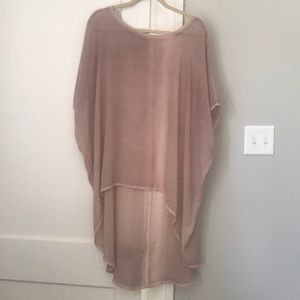 Black swan high low shirt